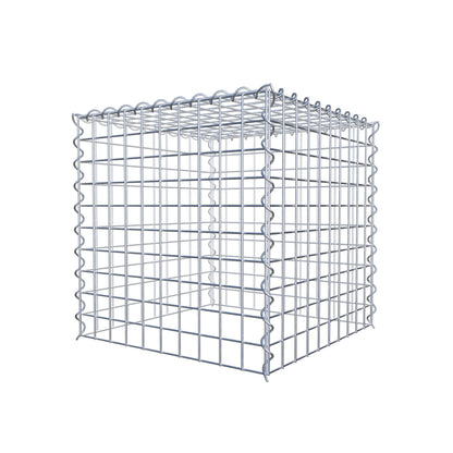 Gabion rapporté type 3 50 cm x 50 cm x 50 cm (L x H x P), mailles 5 cm x 5 cm, spirale