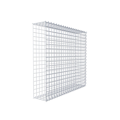 Grown-on gabion type 2 100 cm x 90 cm x 20 cm (L x H x D), mesh size 5 cm x 5 cm, spiral
