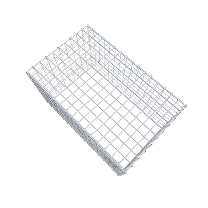 Anbaugabione Typ 3 80 cm x 50 cm x 50 cm (L x H x T), Maschenweite 5 cm x 5 cm, C-Ring