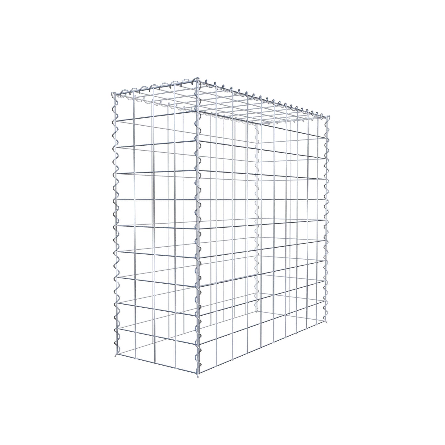Add-on schanskorf type 3 100 cm x 100 cm x 40 cm (L x H x D), maaswijdte 10 cm x 10 cm, spiraal