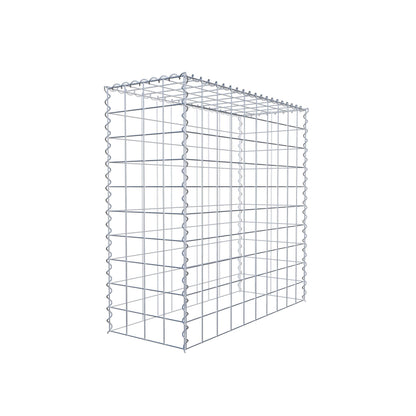 Add-on schanskorf type 3 100 cm x 100 cm x 40 cm (L x H x D), maaswijdte 10 cm x 10 cm, spiraal