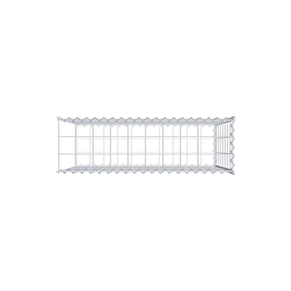 Opvokset gabion type 2 100 cm x 80 cm x 30 cm (L x H x D), maskestørrelse 10 cm x 10 cm, spiral