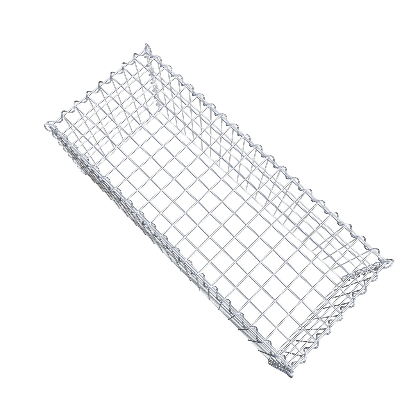 Anbaugabione Typ 3 100 cm x 40 cm x 40 cm (L x H x T), Maschenweite 5 cm x 10 cm, Spirale