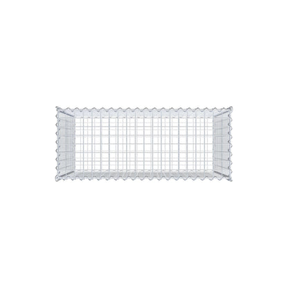 Gabion 100 cm x 70 cm x 40 cm (L x H x D), maskstorlek 5 cm x 5 cm, spiral