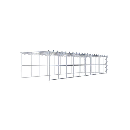 Anbaugabione Typ 4 100 cm x 20 cm x 30 cm (L x H x T), Maschenweite 10 cm x 10 cm, Spirale