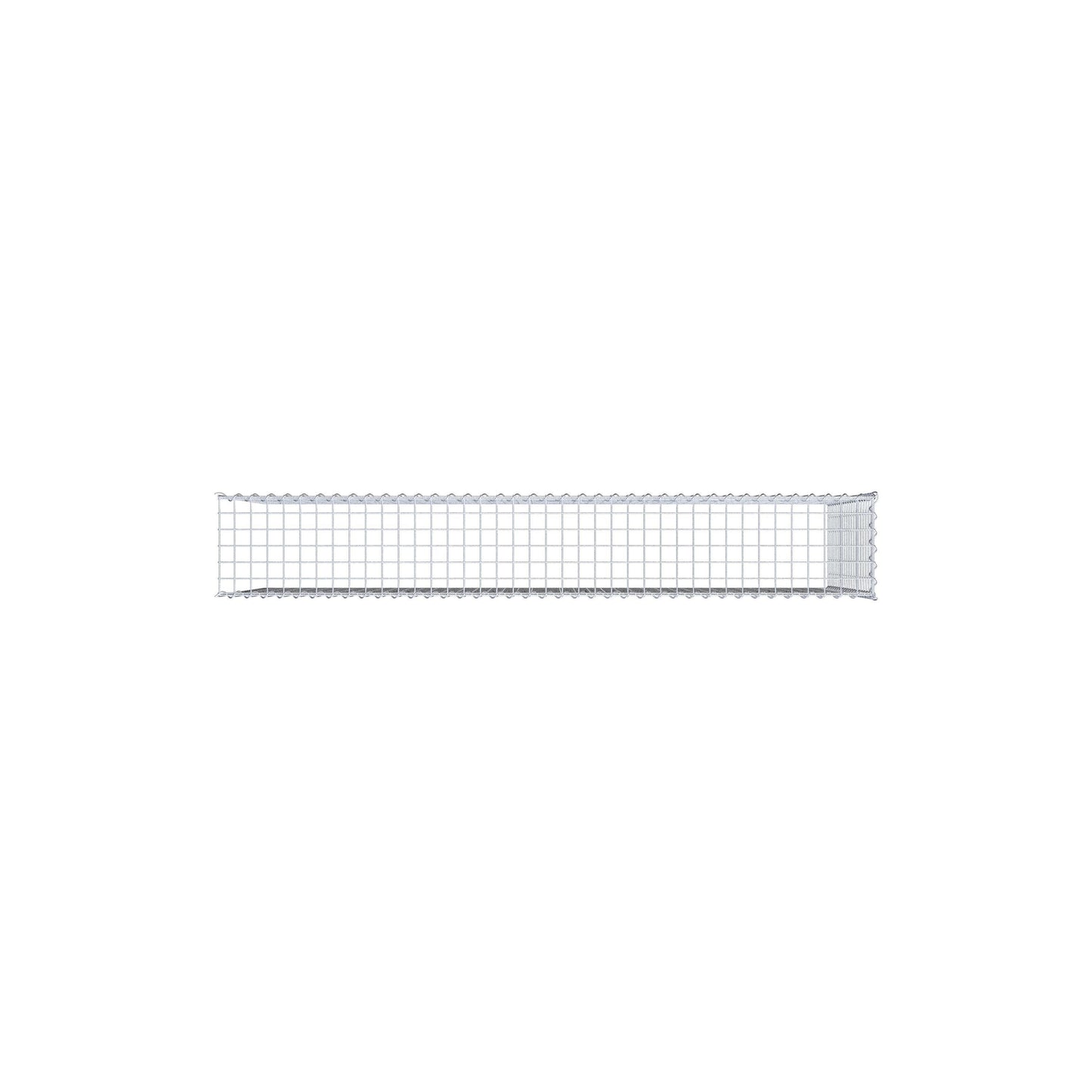 Add-on schanskorf type 4 200 cm x 100 cm x 30 cm (L x H x D), maaswijdte 5 cm x 5 cm, spiraalvormig