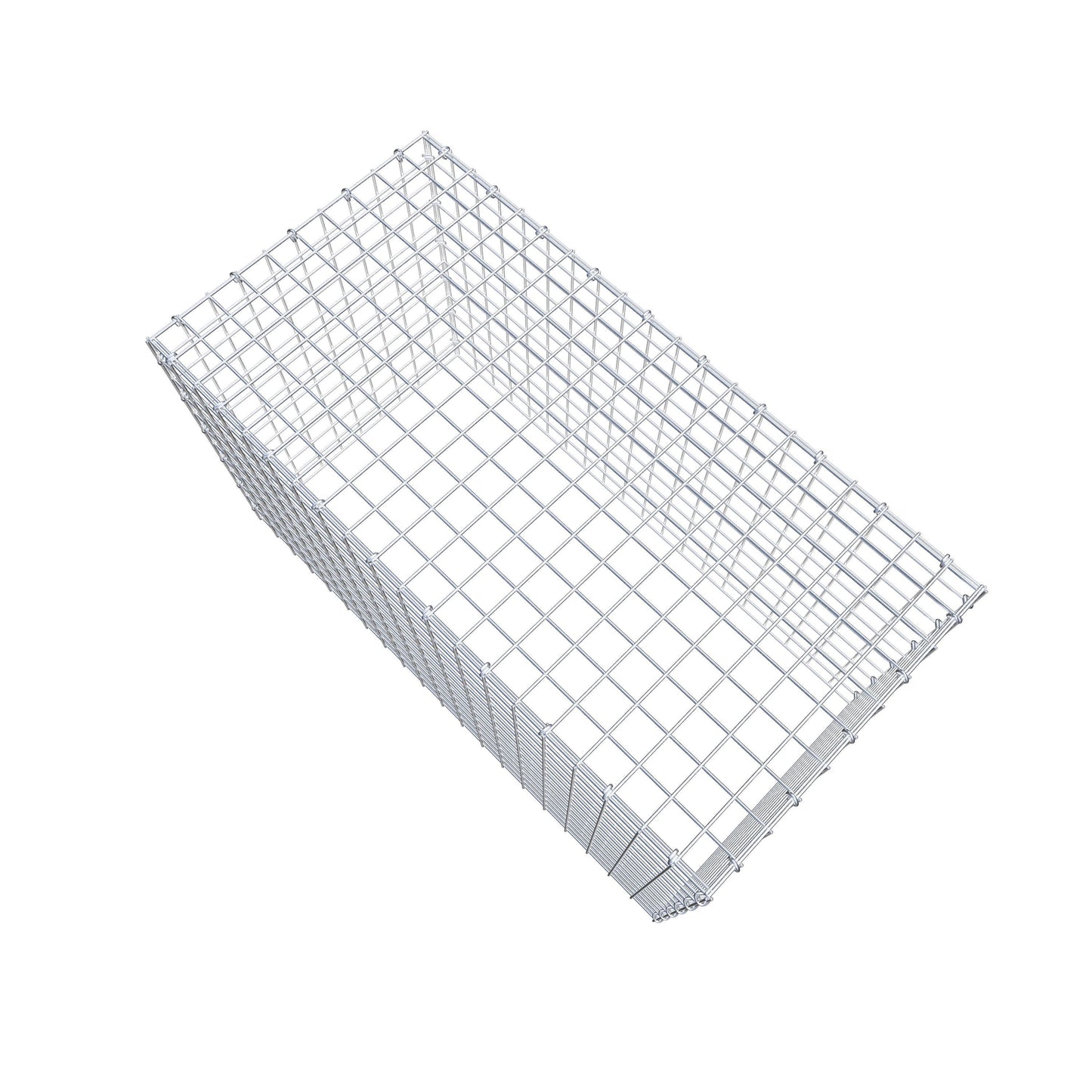 Type 3 oplegkorf 100 cm x 60 cm x 50 cm (L x H x D), maaswijdte 5 cm x 5 cm, C-ring