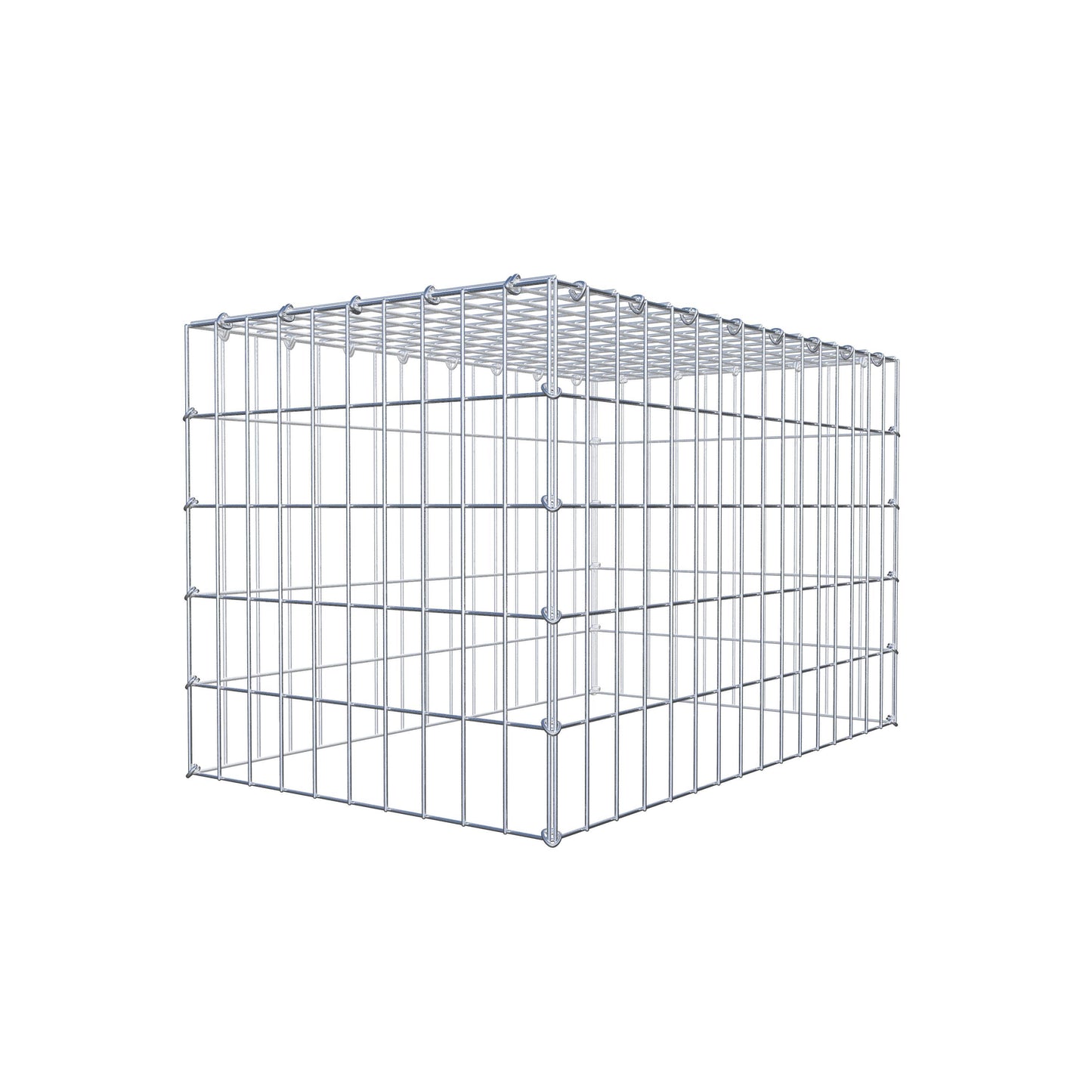 Toegevoegde pool type 3 80 cm x 50 cm x 50 cm (L x H x D), maaswijdte 5 cm x 10 cm, C-ring