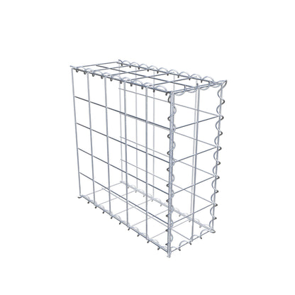 Add-on schanskorf type 2 50 cm x 50 cm x 20 cm (L x H x D), maaswijdte 10 cm x 10 cm, spiraal