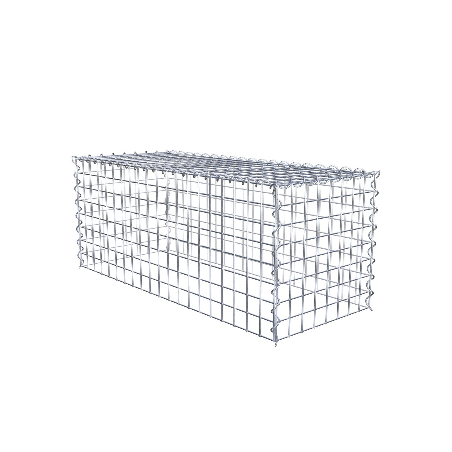 Add-on schanskorf type 3 100 cm x 40 cm x 40 cm (L x H x D), maaswijdte 5 cm x 5 cm, spiraalvormig