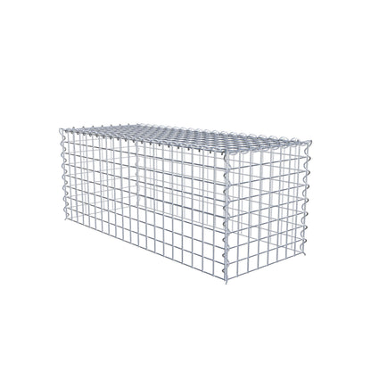Add-on schanskorf type 3 100 cm x 40 cm x 40 cm (L x H x D), maaswijdte 5 cm x 5 cm, spiraalvormig