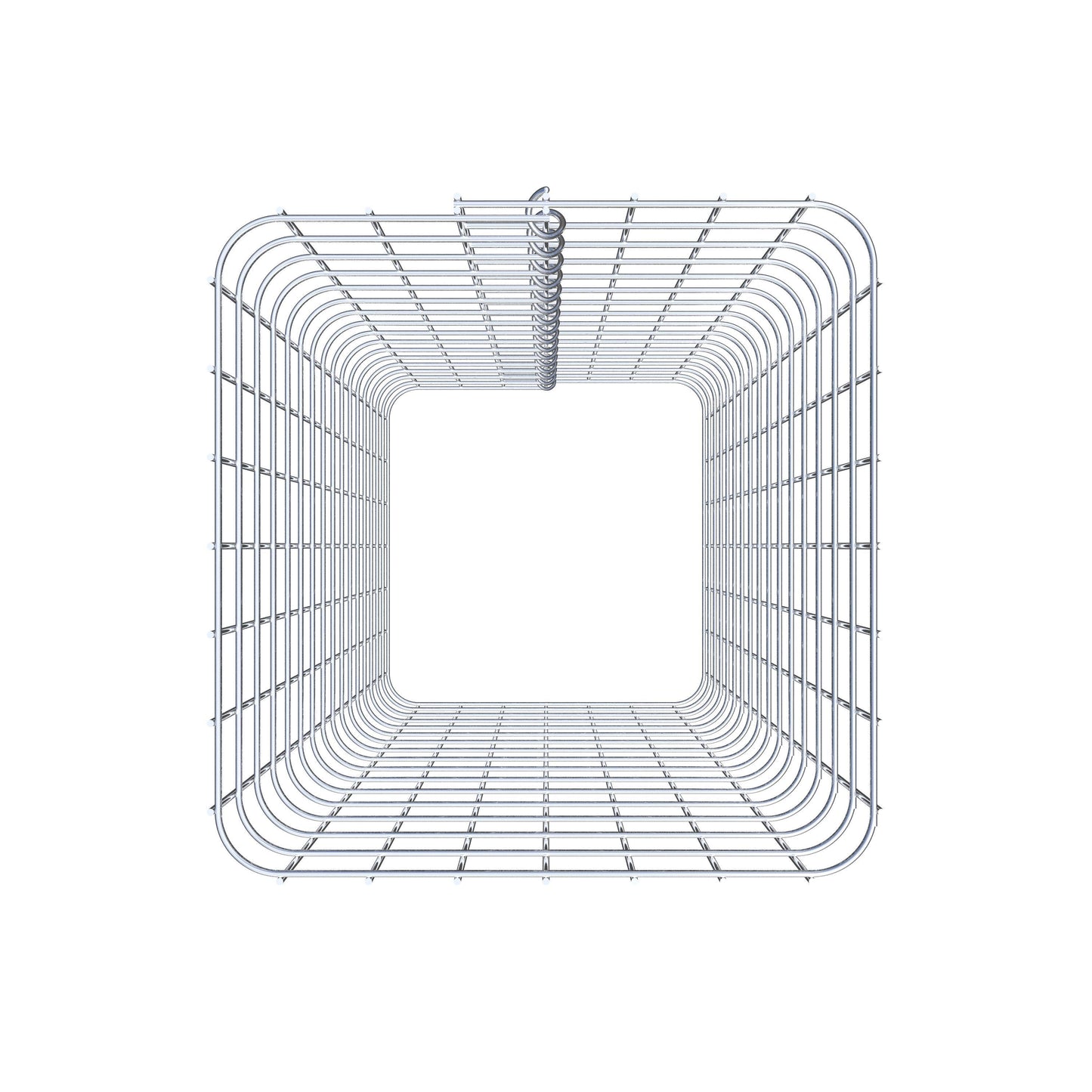 Colonne de gabion carrée 37 cm x 37 cm, hauteur 80 cm, MW 5 cm x 5 cm