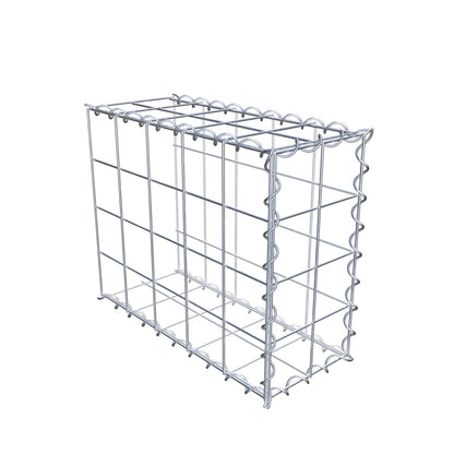 Add-on schanskorf type 2 50 cm x 40 cm x 20 cm (L x H x D), maaswijdte 10 cm x 10 cm, spiraal