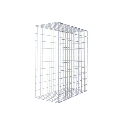 Monteret gabion type 2 100 cm x 80 cm x 40 cm, maskestørrelse 5 cm x 10 cm, C-ring