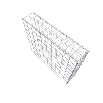 Add-on schanskorf type 4 100 cm x 90 cm x 20 cm (L x H x D), maaswijdte 10 cm x 10 cm, spiraal