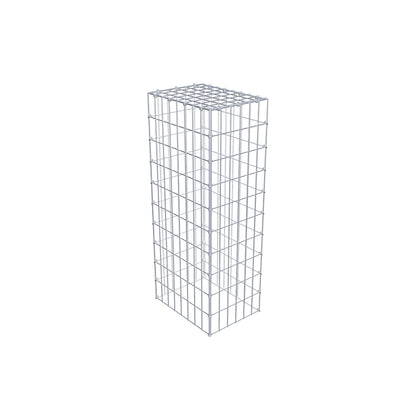 Gabião Tipo 3 100 cm x 40 cm x 30 cm (C x A x P), malhagem 5 cm x 10 cm, anel C