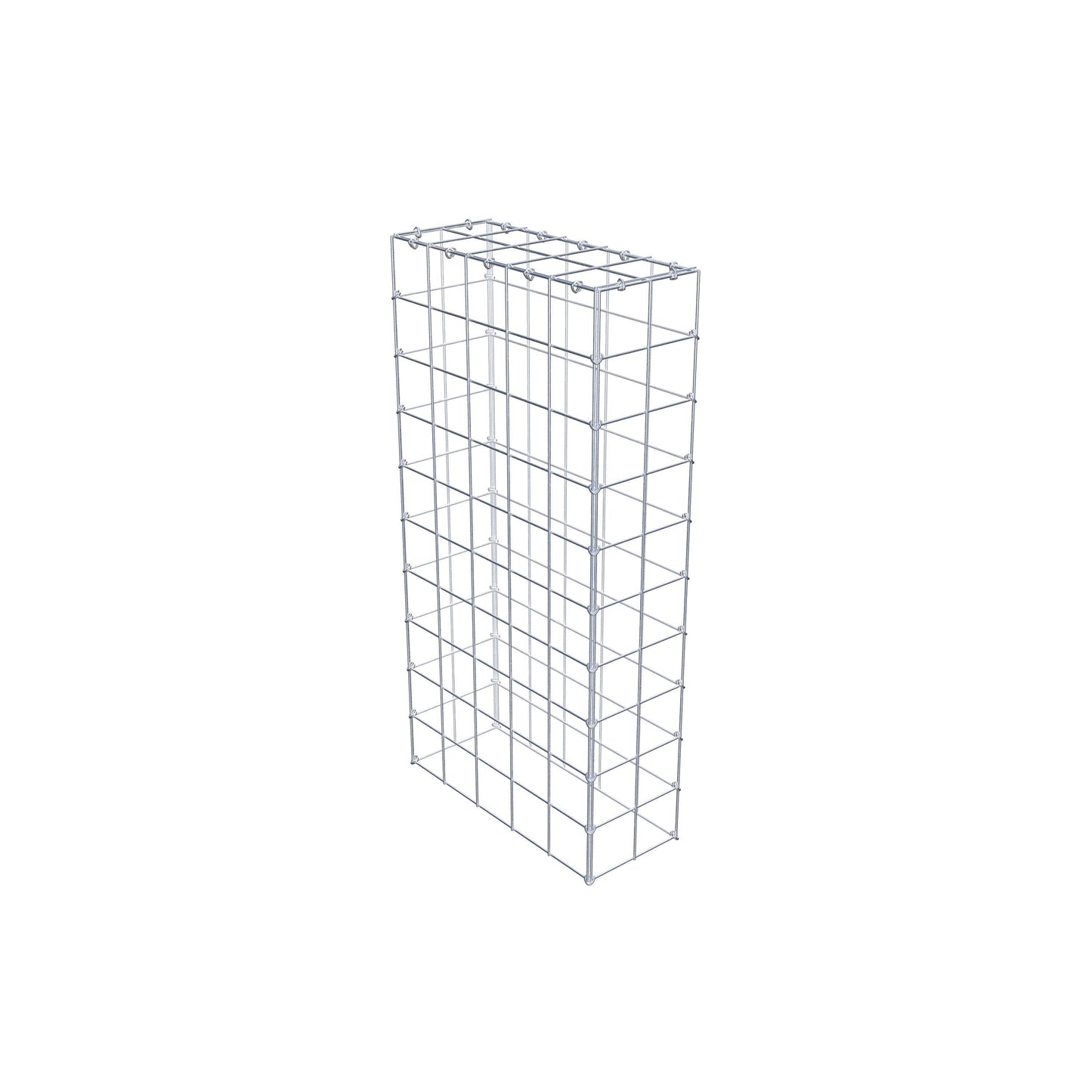 Type 3 oplegkorf 100 cm x 50 cm x 20 cm (L x H x D), maaswijdte 10 cm x 10 cm, C-ring