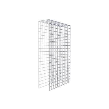 Type 4 oplegkorf 100 cm x 60 cm x 20 cm (L x H x D), maaswijdte 5 cm x 5 cm, C-ring
