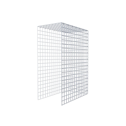 Type 4 oplegkorf 100 cm x 70 cm x 40 cm (L x H x D), maaswijdte 5 cm x 5 cm, C-ring
