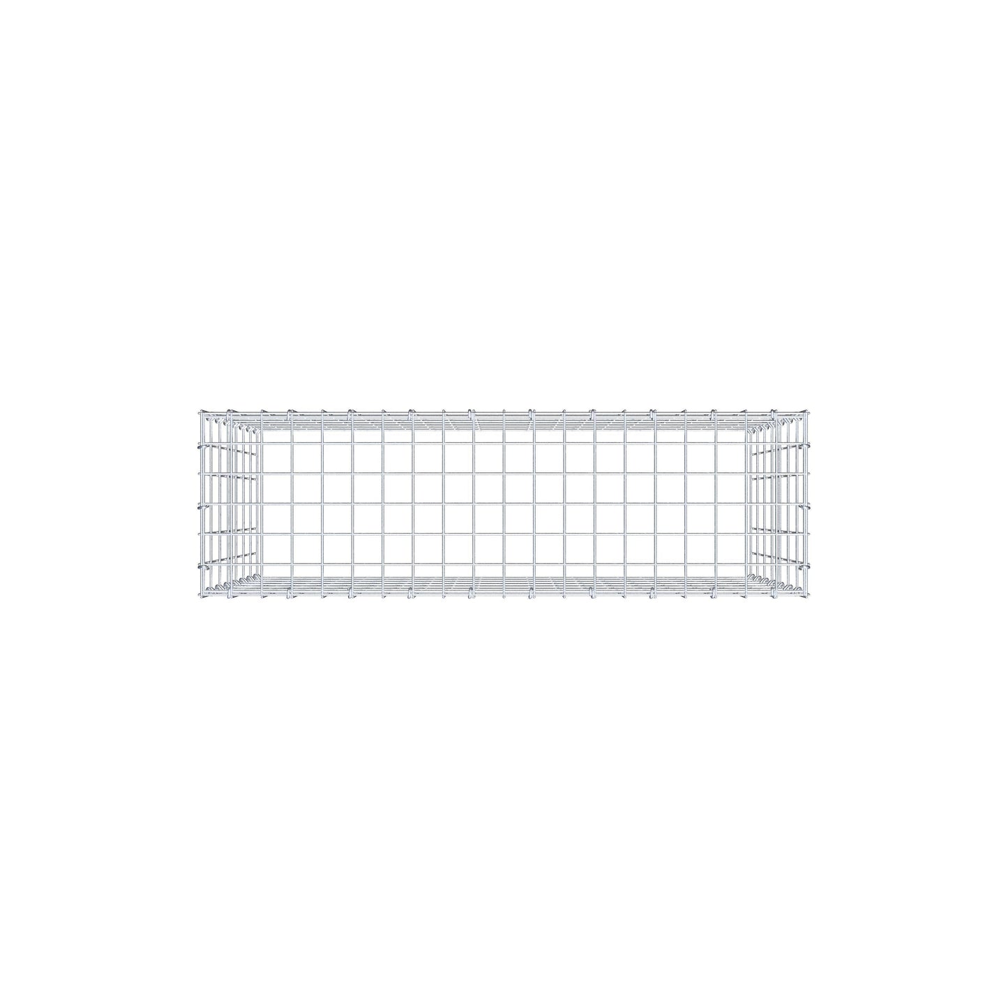 Type 3 oplegkorf 100 cm x 70 cm x 30 cm (L x H x D), maaswijdte 5 cm x 10 cm, C-ring