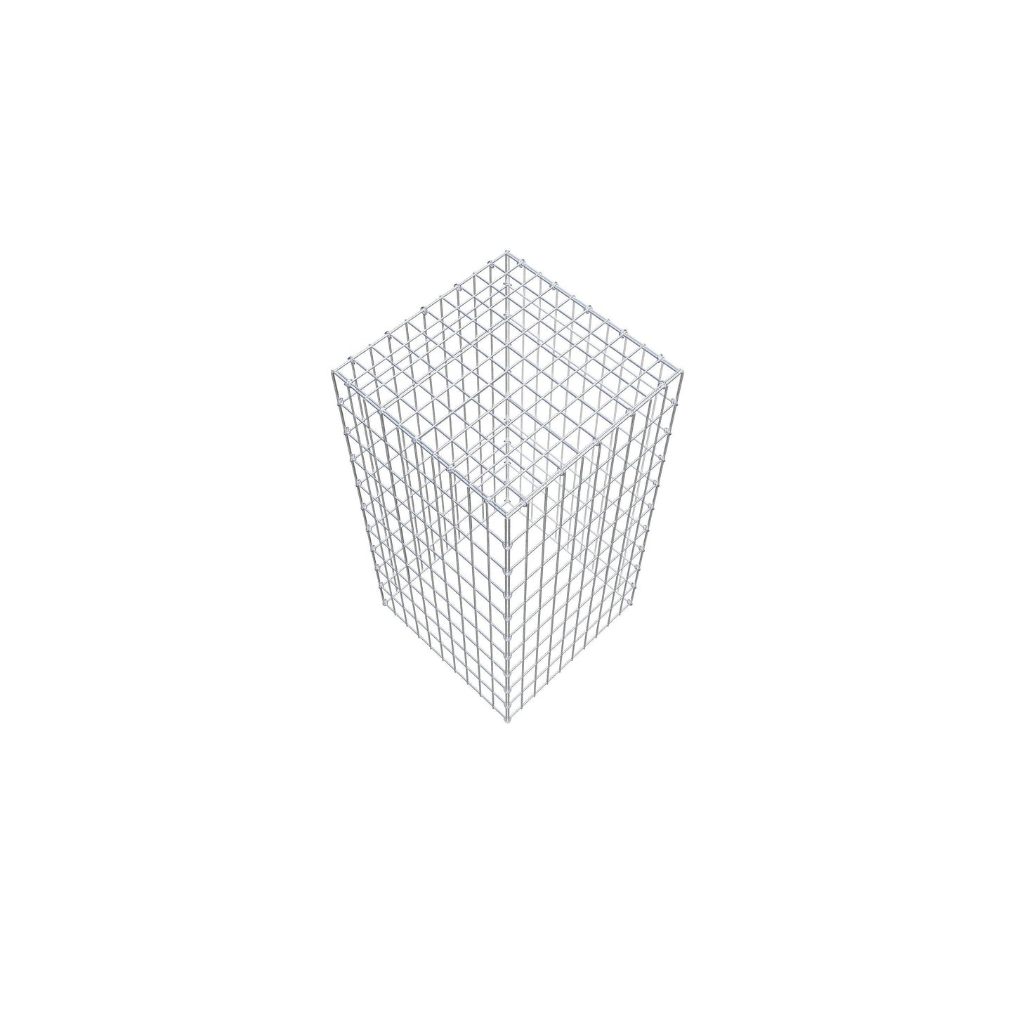 Type 3 oplegkorf 100 cm x 50 cm x 50 cm (L x H x D), maaswijdte 5 cm x 10 cm, C-ring