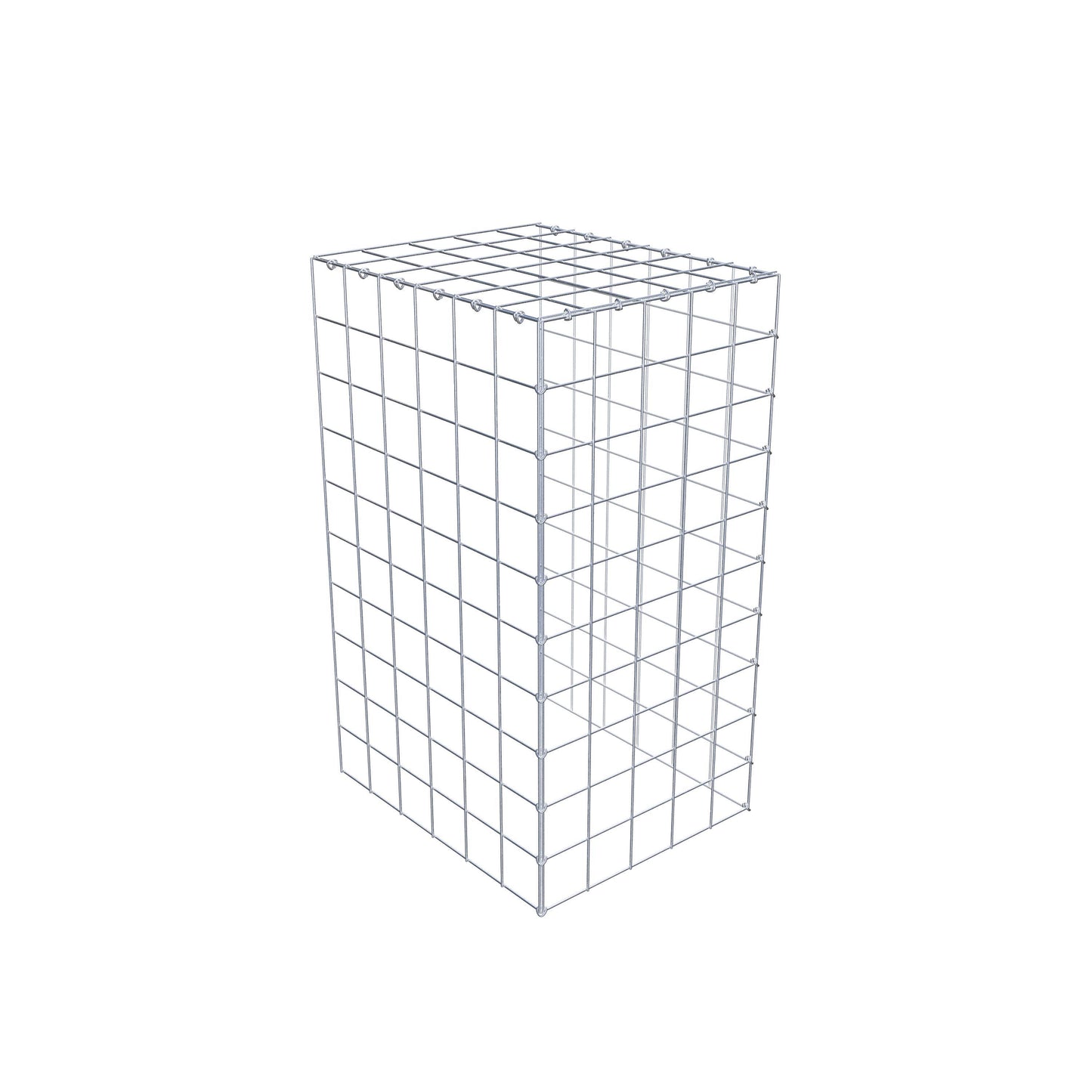 Add-on schanskorf type 4 100 cm x 60 cm x 50 cm (L x H x D), maaswijdte 10 cm x 10 cm, C-ring