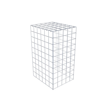 Add-on schanskorf type 4 100 cm x 60 cm x 50 cm (L x H x D), maaswijdte 10 cm x 10 cm, C-ring