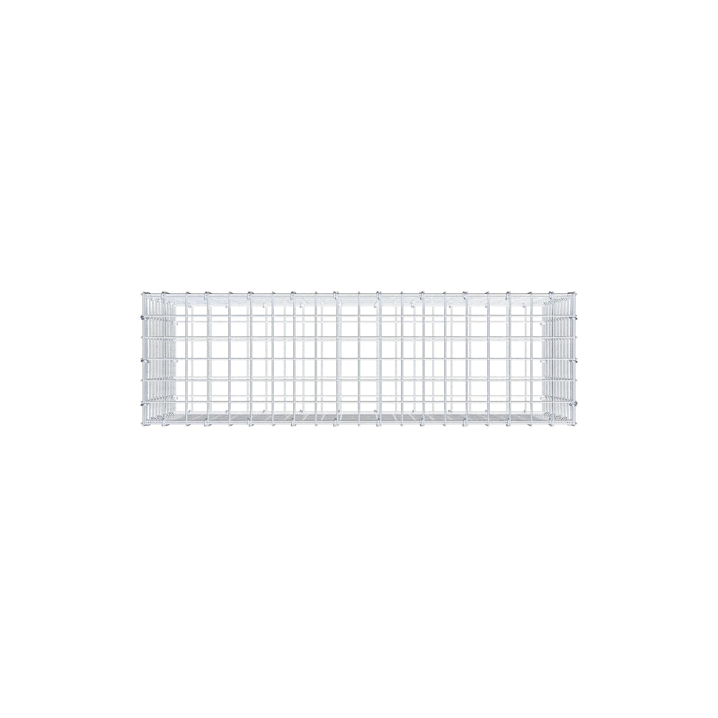 Gabion 100 cm x 50 cm x 30 cm (L x H x P), mailles 5 cm x 5 cm, anneau en C