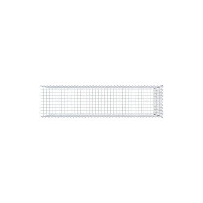 Gabion rapporté type 4 200 cm x 100 cm x 50 cm (L x H x P), mailles 5 cm x 10 cm, spirale