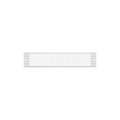 Opzetpaal type 3 200 cm x 100 cm x 40 cm (L x H x D), maaswijdte 5 cm x 10 cm, C-ring