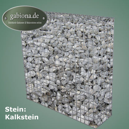 Gavión galvanizado en caliente 102 cm x 102 cm x 32 cm, malla 5 cm x 5 cm, totalmente soldado