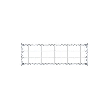 Add-on schanskorf type 3 100 cm x 20 cm x 30 cm (L x H x D), maaswijdte 10 cm x 10 cm, spiraalvormig