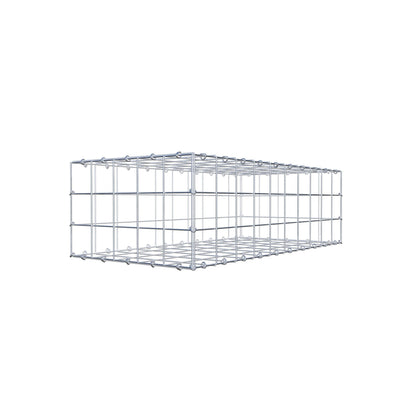 Gabion 100 cm x 30 cm x 50 cm (L x H x D), mesh size 10 cm x 10 cm, C-ring