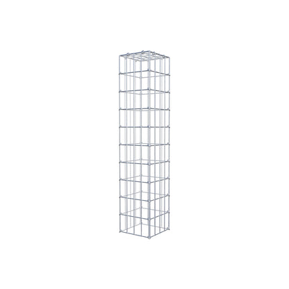 Type 3 oplegkorf 100 cm x 20 cm x 20 cm (L x H x D), maaswijdte 5 cm x 10 cm, C-ring