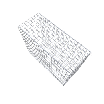 Monteret gabion type 2 100 cm x 80 cm x 40 cm, maskestørrelse 5 cm x 10 cm, C-ring
