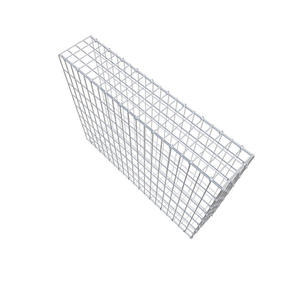 Anbaugabione Typ 2 100 cm x 80 cm x 20 cm, Maschenweite 5 cm x 10 cm, C-Ring