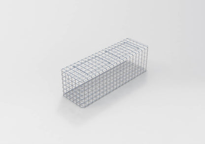 Gabião galvanizado a quente 102 cm x 32 cm x 32 cm, malhagem 5 cm x 5 cm, totalmente soldado