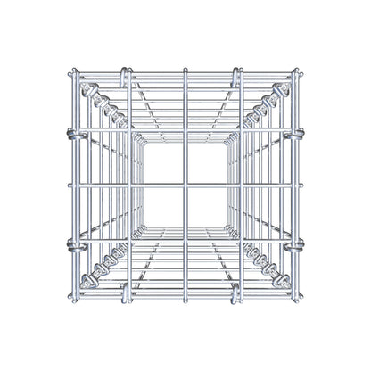 Type 3 oplegkorf 100 cm x 20 cm x 20 cm (L x H x D), maaswijdte 5 cm x 10 cm, C-ring