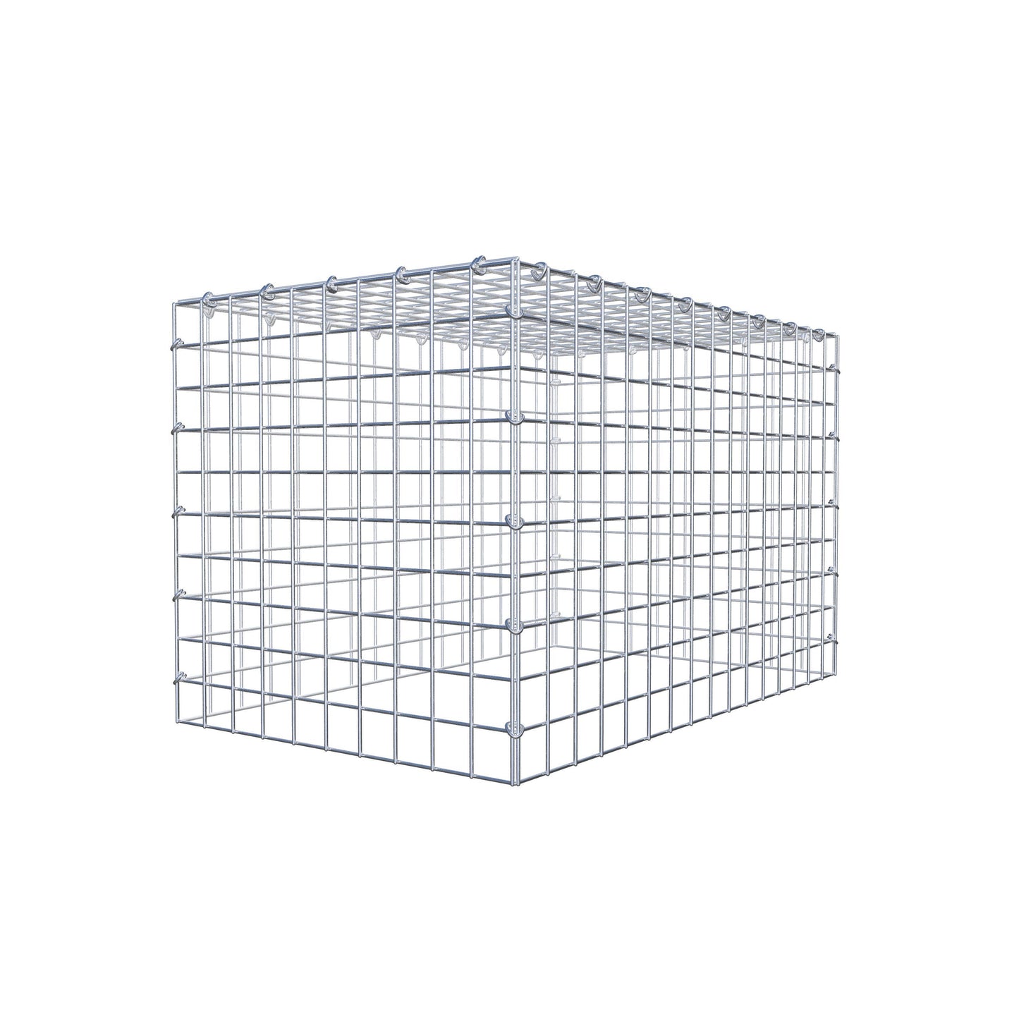Anbaugabione Typ 3 80 cm x 50 cm x 50 cm (L x H x T), Maschenweite 5 cm x 5 cm, C-Ring