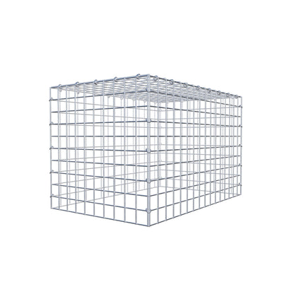 Anbaugabione Typ 3 80 cm x 50 cm x 50 cm (L x H x T), Maschenweite 5 cm x 5 cm, C-Ring
