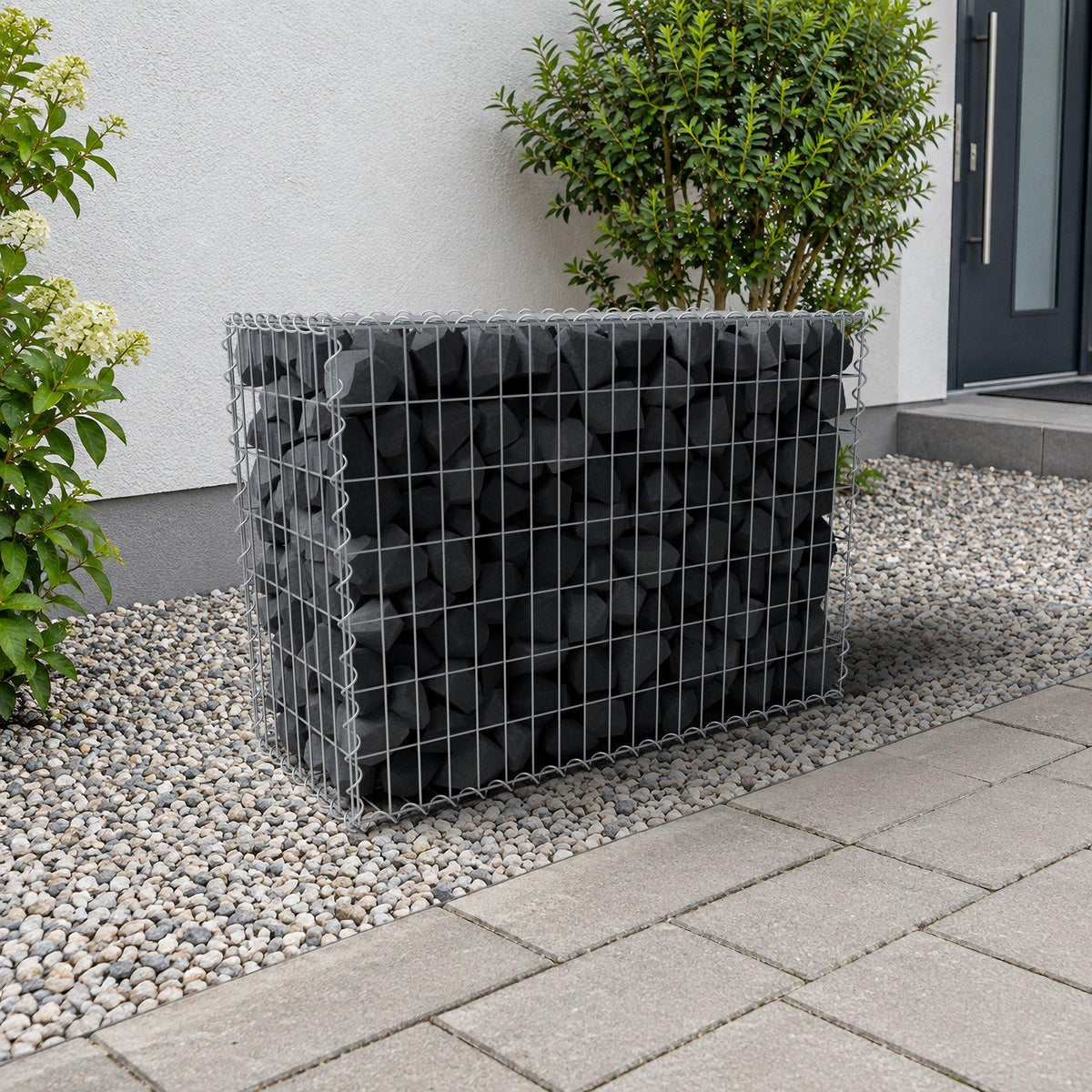 Gabione 100 cm x 70 cm x 40 cm (L x H x T), Maschenweite 5 cm x 10 cm, Spirale