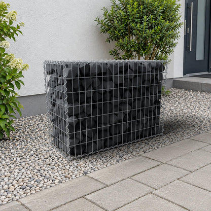 Gabione 100 cm x 70 cm x 40 cm (L x H x T), Maschenweite 5 cm x 10 cm, Spirale