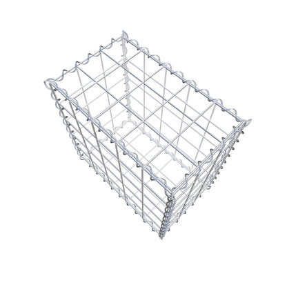 Gabbione 50 cm x 50 cm x 30 cm (L x H x P), maglia 10 cm x 10 cm, spirale