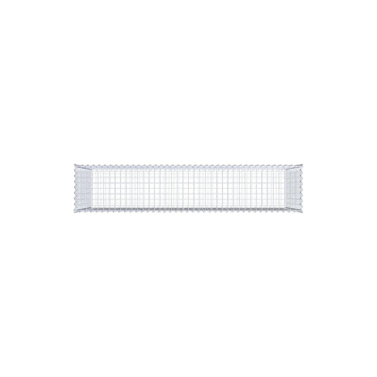 Gabione 200 cm x 100 cm x 40 cm (L x H x T), Maschenweite 5 cm x 5 cm, Spirale
