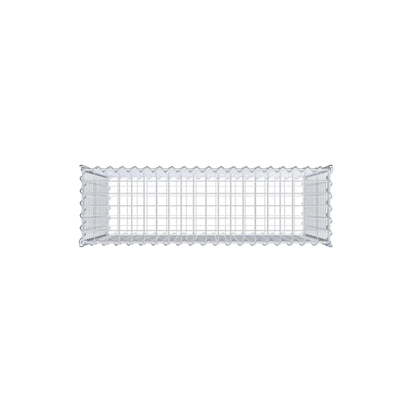 Schanskorf 100 cm x 80 cm x 30 cm (L x H x D), maaswijdte 5 cm x 5 cm, spiraal