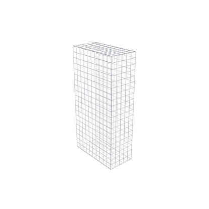 Opzetpaal type 2 200 cm x 100 cm x 50 cm (L x H x D), maaswijdte 10 cm x 10 cm, C-ring