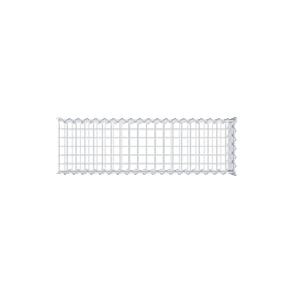 Gabião tipo 2 100 cm x 20 cm x 30 cm (C x A x P), malhagem 5 cm x 5 cm, espiral