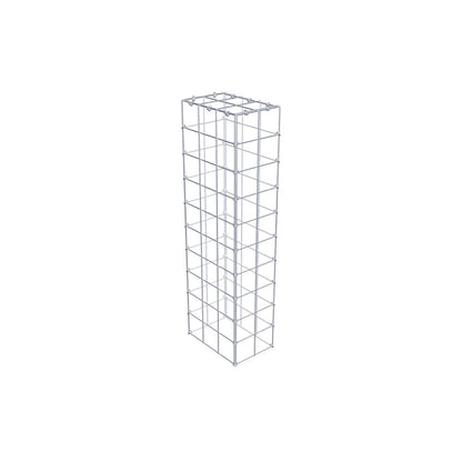 Anbaugabione Typ 3 100 cm x 30 cm x 20 cm (L x H x T), Maschenweite 10 cm x 10 cm, C-Ring