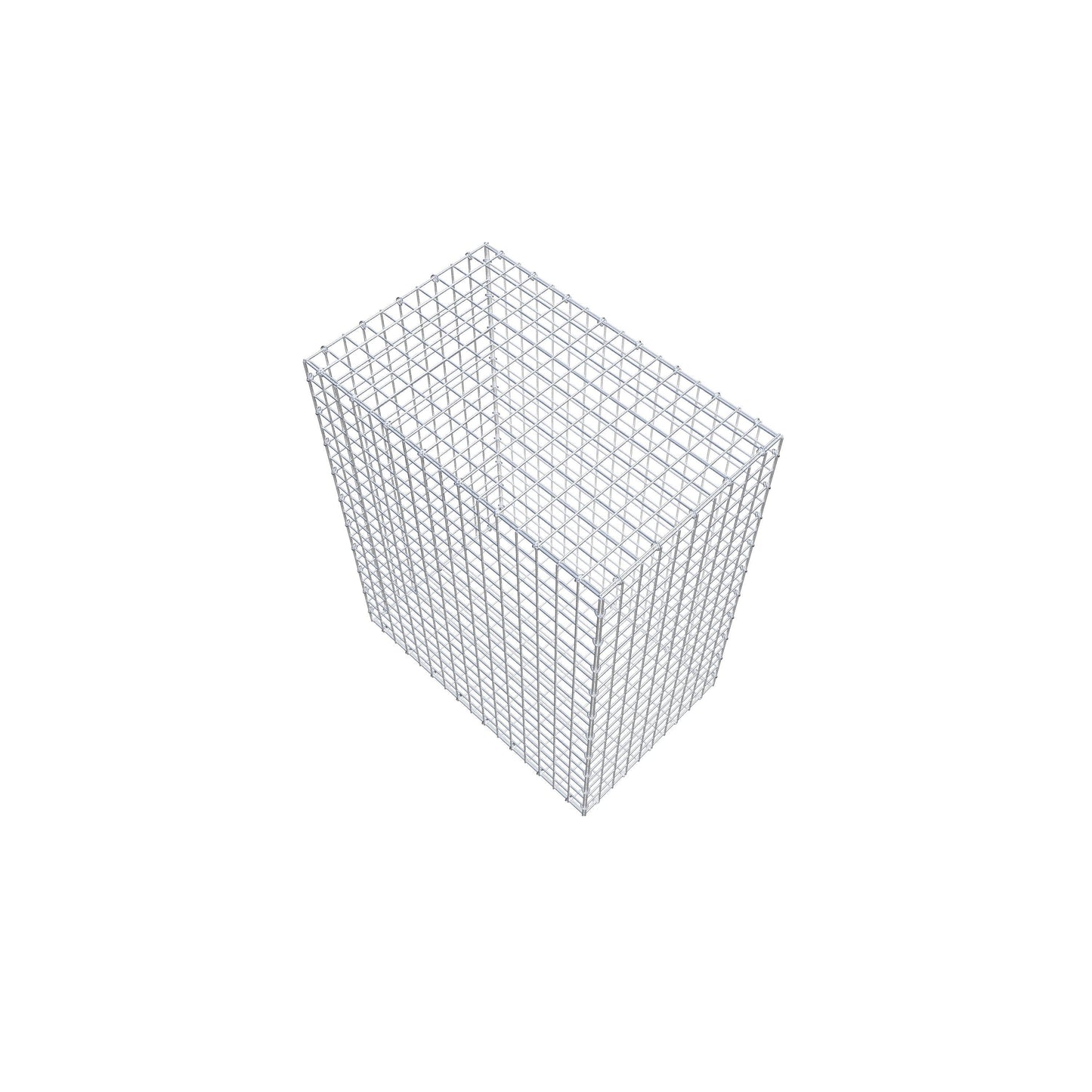 Gabbione 100 cm x 80 cm x 50 cm (L x H x P), maglia 5 cm x 5 cm, anello a C
