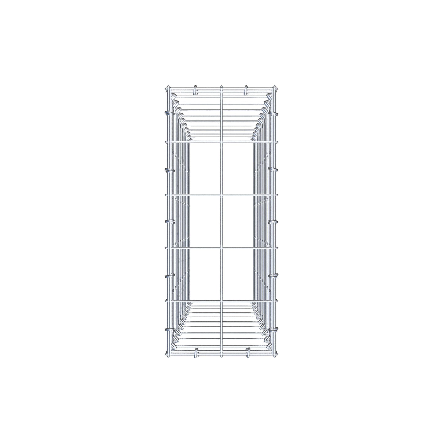 Gabião Tipo 3 100 cm x 20 cm x 50 cm (C x A x P), malhagem 10 cm x 10 cm, anel C
